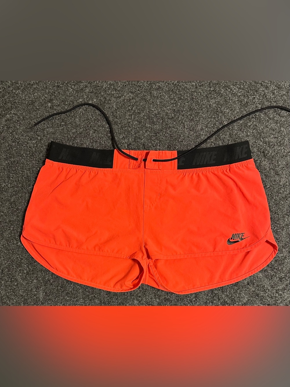 Nike Women's Orange Running Athletic Shorts Size XL